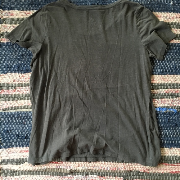 Merona Gray and Pink Floral Tee with Sequins - Picture 5 of 5